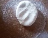 A picture of step 3 of Dal kachori and Aloo tarkari.
