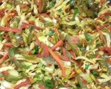 A picture of step 15 of BBQ rice.