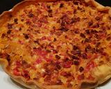 Une image de l'étape 4 de Tarte poivron-chorizo.