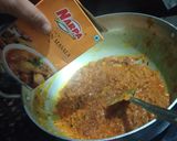 A picture of step 6 of Kadhai paneer.