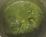 A picture of step 1 of Spinach masala puri.