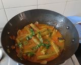 A picture of step 6 of Drumstick, rawmango pulusu.