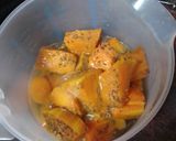 Foto del paso 3 de la receta: Buñuelos de calabaza asada y castañas con natillas