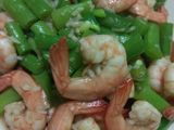 Tumis buncis udang saus tiram