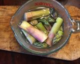 A picture of step 1 of California Farm Thai Coconut Asparagus Soup.