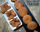 A picture of step 6 of Meethi tikkiyan.