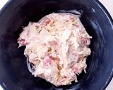 Foto del paso 2 de la receta Calabacin relleno de queso y bacon