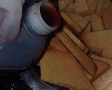 A picture of step 1 of Crispy Suran Fry (vegetarian fish fry).
