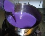 Foto langkah ke 2 dari resep Pudding Ubi Ungu.
