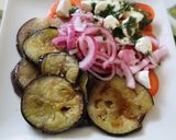 Padlizsán carpaccio recept fázis 3 fotója