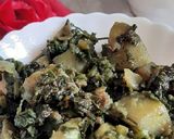 पालक बटाटा भाजी (palak batata bhaji recipe in marathi) रेसिपी स्टेप 4 फोटो 