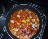 A picture of step 3 of Boiled yam and ugba sauce (African oil-bean seed).