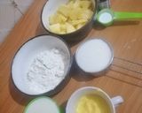 A picture of step 1 of Pineapple Cobbler.