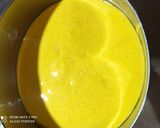 A picture of step 5 of Khaman dhokla.