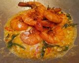 Gambar langkah 7 resipi Butter Prawn with Salted Egg.