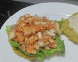 Foto del paso 6 de la receta: Arepa🥯de mazorca🌽rellena de pollo🍗, ensalada y salsa🍎tártara liviana🧆🥙🫓