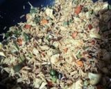 A picture of step 4 of Veggie Fried Rice.
