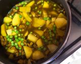 Foto del paso 6 de la receta: Revuelto de champiñones con queso con arvejitas verdes