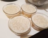 Une image de l'étape 8 de Dessert lait de coco, mangue, perles du Japon (= perles tapioca).