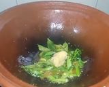 A picture of step 5 of Brinjal Curry in white gravy.