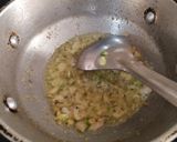 A picture of step 2 of Maharashtrian Style Besan Pitla.