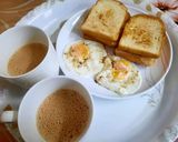 A picture of step 6 of Omlate Bread 🍞 my fvrt healthy breakfast 😋.