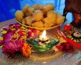 A picture of step 4 of Sweet punugulu (Urad dal sweet balls).