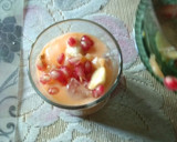 ઓરેન્જ  મિક્સ ફ્રૂટ લસ્સી(orange mix fruit lassi in Gujarati) રેસીપી સ્ટેપ3ફોટો