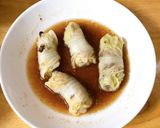 Hình bước làm 5 của món Cải thảo cuộn thịt