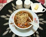 মন চাও সুপ(man chow soup recipe in Bengali) রেসিপি ধাপ - 5 ছবি