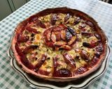 Une image de l'étape 15 de Tarte à la rhubarbe et prunes, crème pommes citron vert.
