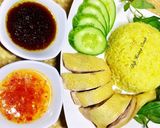 Hình bước làm 4 của món Cơm Gà Luộc