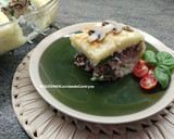 Foto del paso 7 de la receta: Pastel de patata y carne con champiñones