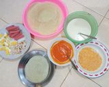Foto langkah ke 5 dari resep Risol Mayo Pedas Manis Isi Ayam, Sosis, dan Telur. Yummiee 🥚🍗.