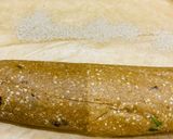 A picture of step 3 of Biscoff sesame rolls.