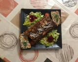 Foto del paso 6 de la receta: Pastel de champiñones con trigueros y zanahoria