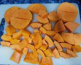 Foto del paso 1 de la receta Huevos a la plancha, con Calabaza y Patatas!🥔🍳