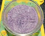 A picture of step 4 of Jamun Raita.