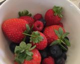 A picture of step 1 of Iced Summer Berries with Chocolate ‘Ice Magic’.