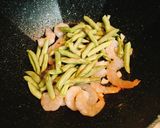 四季豆炒蝦仁🍤的食譜步驟3照片