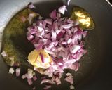 A picture of step 1 of Onion n dhania bread.