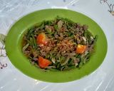 Foto langkah ke 3 dari resep Tumis buncis daging giling.