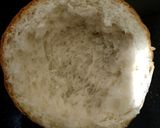 A picture of step 2 of Cheesy Egg with Baked Bread Bowl.