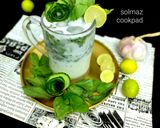 عکس مرحله 1 از دستور دوغ ریحان و لیمو solmaz
