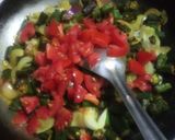 A picture of step 3 of Chatpati bhindi.