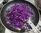 A picture of step 1 of Purple Cabbage with Dill.