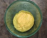 A picture of step 6 of Milk, Turmeric, and Potato Focaccia with Herbes de Provence.