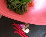 Foto langkah ke 1 dari resep Tumis daun labu Siam bumbu santan.