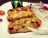 A picture of step 4 of Reshmi kabab.