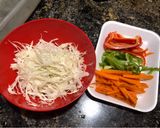 Foto del paso 2 de la receta: Rollos de pollo y verdura (wraps de pollo)